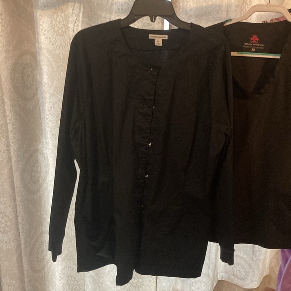 Scrubs 6 pieces will not separate set 2xL Natural Uniform one Koi Xl - Picture 5 of 11